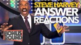 6 FUNNY STEVE HARVEY REACTIONS To Family Feud Answers! Bonus Round