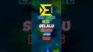 Exp lane gak selalu harus join war 🙌✍️ #contentcreatormlbb #wiamungtzy #analismlbb