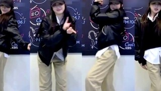 Li Caiyan wore slippers and danced LESSERAFIM Antipasto~