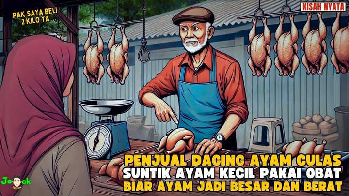 AZAB PENJUAL DAGING AYAM CULAS SUNTIK AYAM KECIL DENGAN OBAT BIAR AYAM JADI