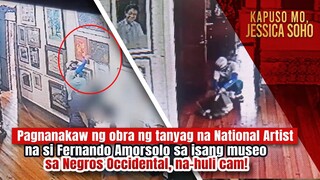 Pagnanakaw ng obra ng National Artist na si Fernando Amorsolo, nahuli-cam | Kapuso Mo, Jessica Soho