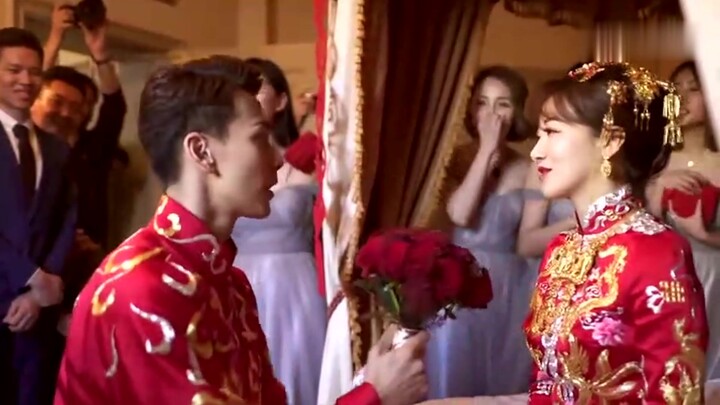 明星婚礼No.17 | 陈紫函结婚仪式，新娘长的也太好看了，新郎跳这只舞把大家都逗乐了~#忆清婚礼策划#重庆