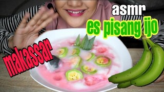 MENU BUKA PUASA: ES PISANG IJO KHAS MAKASSAR || ASMR