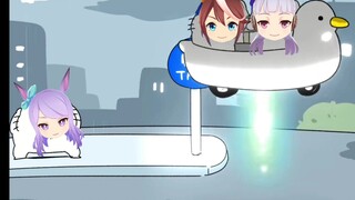 Improper driving, and little horse sheds tears.