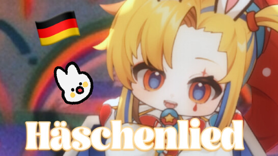 German | The Little Rabbit Song: The armored vehicle gradually turns into a toy car