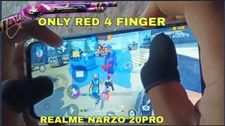 Realme narzo 20pro free fire gameplay test 4 finger claw handcam m1887 onetap headshot 90HZ display