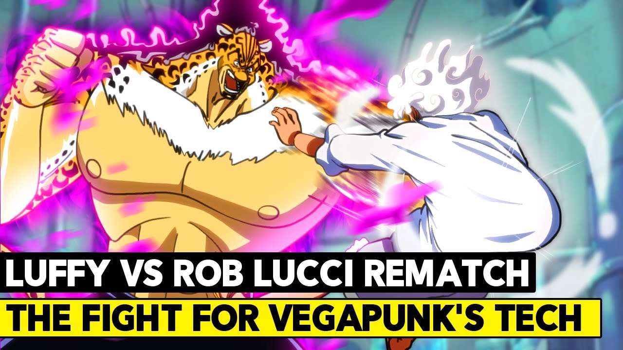 Gear 5 Luffy vs Awakened Rob Lucci and CP0! Vegapunk's Death is