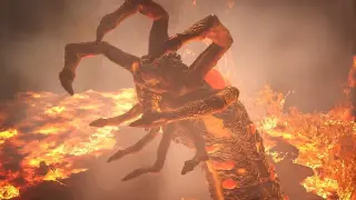 Outriders Giant Volcano Spider - Boss Fight