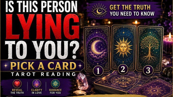 Is This Person Lying to You? 🔮 Pick a Card Tarot Reading