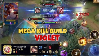 【AOV】Violet Penta Kill Pro | ARENA OF VALOR | LiênQuân | ROV | 傳說對決