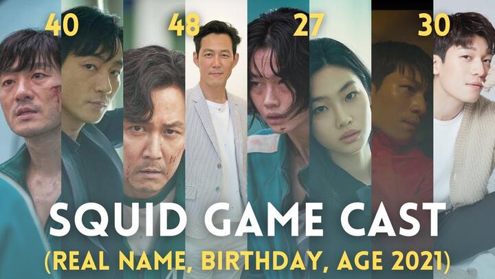 SQUID GAME CAST (REAL NAME, AGE, BIRTHDAY)