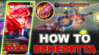 Benedetta Ultra Sonic Burst 2023 | How To Use Benedetta | Mobile Legends