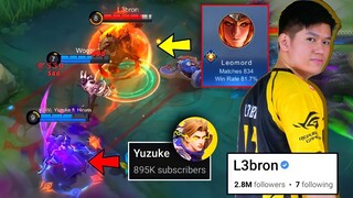 YUZUKE + WOOPI VS LEBRON (FORMER PRO PLAYER) | WHO WILL WIN?! | MLBB