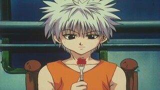 Hunter X Hunter - Killua eats red peppers (Funny moment)