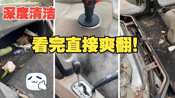 Deep Cleaning of a Construction Site Truck — After the Guy Gets It Spotless, the Foreman’s Jaw Drops