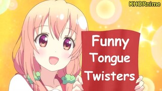 Hilariously Cute Tongue Twisters in Anime | Funny Compilation