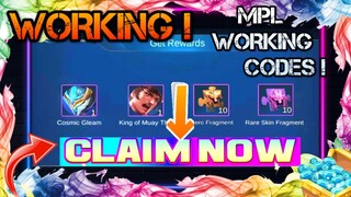 MPL REDEEM CODES | AUGUST NEW WORKING REDEEM CODE  ! MOBILE LEGENDS REDEEM CODE | REDEEM CODE ML |