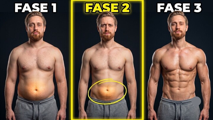 3 Fases da Perda de Barriga (Todo Mundo Trava na Fase 2)