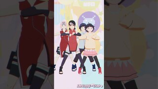 'Sign wa B / サインはB' PTS!- Sarada, Sakura, Himawari & Hinata.【 MMDナルト!- NARUTO 】#mmd #naruto #shorts