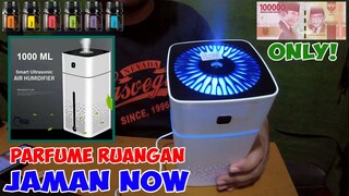 Unboxing! Humidifier Aromatherapy RGB 1000ml dan Essential Oil Varian Rasa