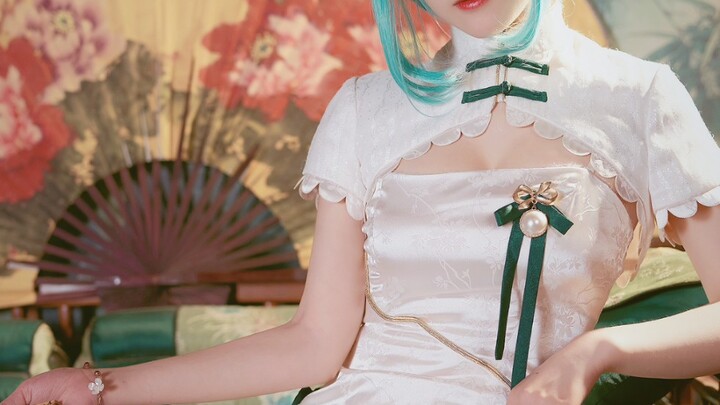 【แสงพลิ้ว】 ★ งานวันเกิด★ Peach Blossom Smile Hatsune Shaohua cos