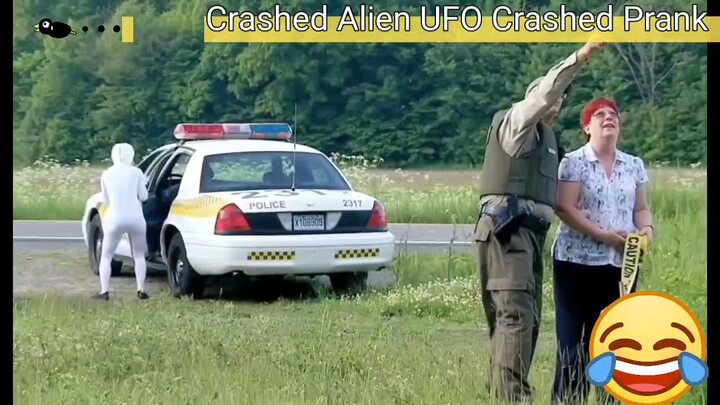 Crashed Alien UFO Prank 😂😂😂😂
