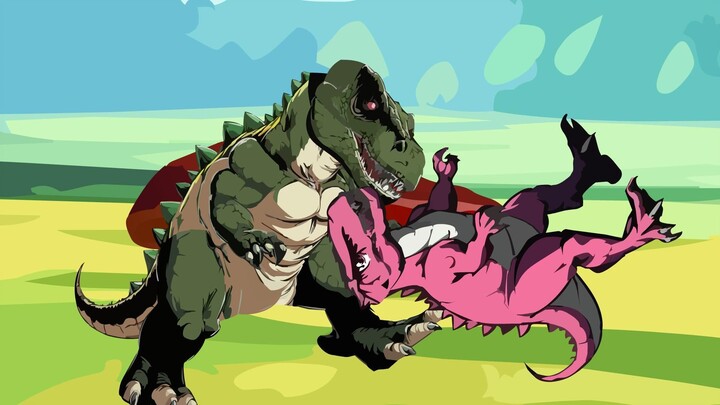 Reborn Tyrannosaurus Rex, fused six kinds of exotic animal genes, went to Jurassic World Park, and k