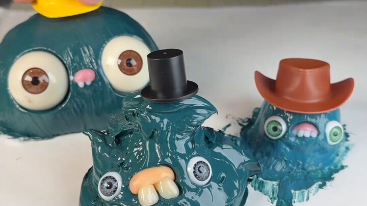 Monster Story with Acrylic Paints