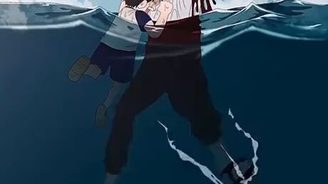 how Shank swim after losing his arm 😆