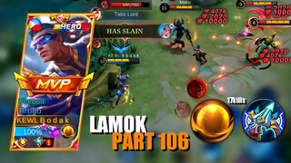 LAMOK PART 106 | BRUNO BEST BUILD AND EMBLEM SEASON 24 | Mobile Legends Bang Bang