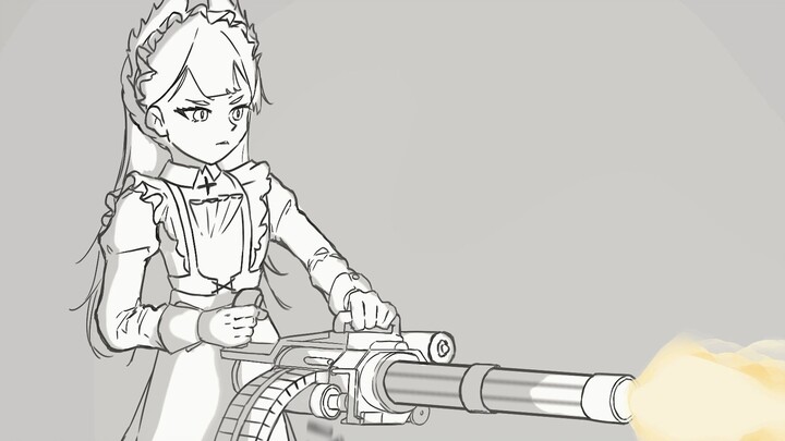 [Arknights Animation] Fire Maid Elini
