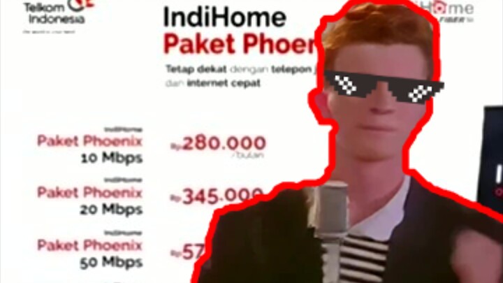 Telekom x Rickroll của Indonesia