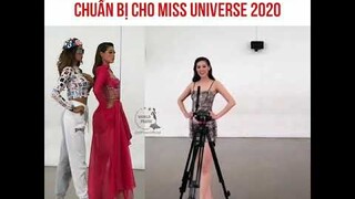 H'Hen Niê huấn luyện catwalk cho Khánh Vân dự thi Miss Universe 2020 Hoa Hậu Hoàn Vũ 2020