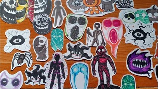 How to make monster stickers doors roblox cách làm sticker quái vật