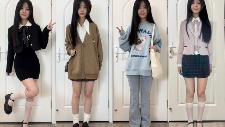 เสื้อคลุมฤดูใบไม้ร่วงราคาประหยัด เสื้อกันหนาว เสื้อคาร์ดิแกนถัก｜แมตช์ลุคง่ายในชีวิตประจำวัน｜สไตล์แต่