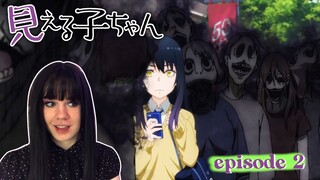 REACTING TO MIERUKO-CHAN EP. 2 [good spirits & bad spirits]