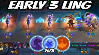 EARLY 2 STAR LING.!! BEST EARLY GAME STRATEGY.!! MAGIC CHESS MOBILE LEGENDS