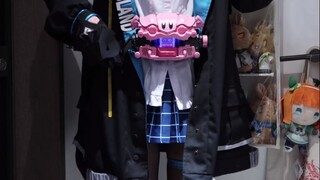 Pink Gabe!!! Kirby's new dream collaboration form (Kamen Rider GAVV Gabe's belt recoloring Ver.