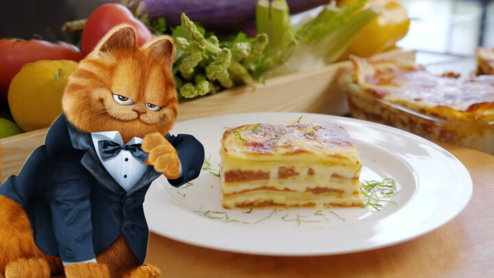 Master Chef Makes Garfield's Favorite Lasagna