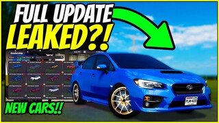 HUGE *NEW* UPDATE LEAKED?! - Greenville Roblox