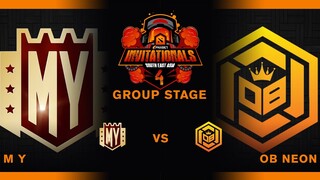 OB Neon vs M Y | Best of 2 - Group Stage | PNXBET Invitationals SEA S4 Dota 2 2022