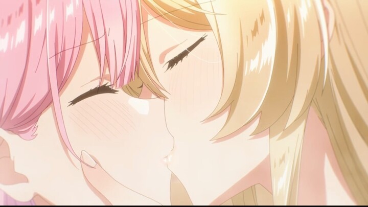 Hot girl kissing