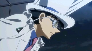 Gambar Doppelgangernya Shinichi Kudo si Kaito Kid (black n white) ~Faceless art