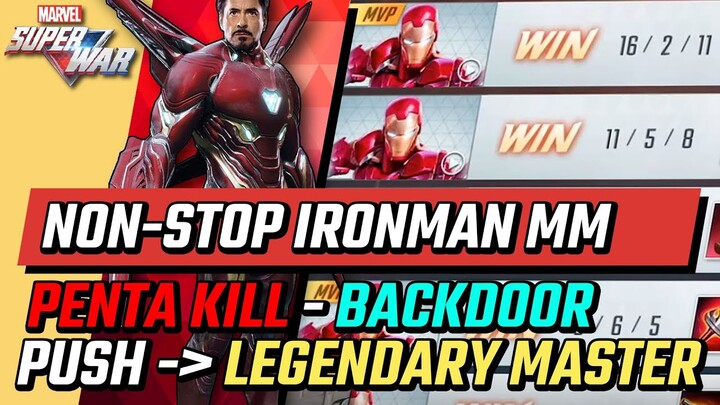 SAMPE LEGEND MASIH PAKE IRONMAN MM!! PENTA KILL, BACKDOOR WIN, 100% NONSTOP ACTION DARI 6 MATCH EPIC