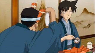 In order to drink, Maori Kogoro actually shot Conan's line "Ah Le Le" (doge)