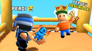 O MENINO DESUMILDE PERDEU SUA SKIN ESPECIAL NO STUMBLE GUYS (ELE ME HUMILHOU)