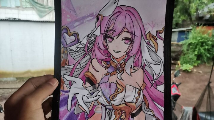 Drawing elysia honkai impact | | BY RZY_ART
