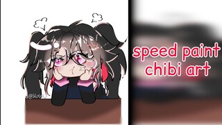 speed paint chibi art —by kiyya