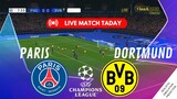 🔴PSG  VS BORUSSIA DORTMUND LIVE SEMI FINAL 2024 Champions League | Live Match Video Game Simulation