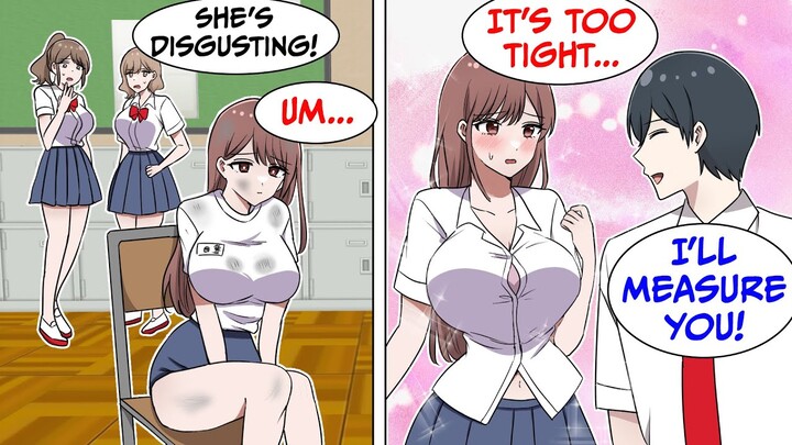My Hot New Classmate Borrowed My Sister's Uniform, Seems Like It's Too Tight... (RomCom Manga Dub)